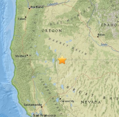4.6 Earthquake ROCKS Oregon