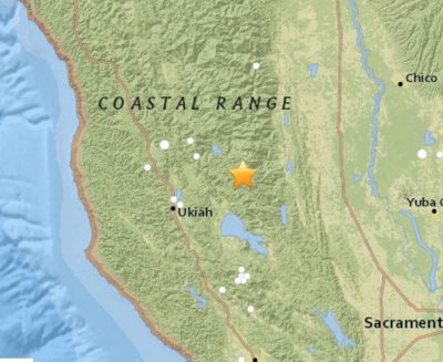 5.1 Earthquake Northern California