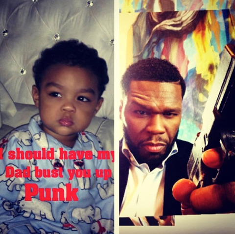 50 cent baby photos 02 480w 50 CENT Instantly DELETES BABY Photos On Instagram