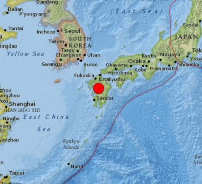 7.0 earthquake japan 2016