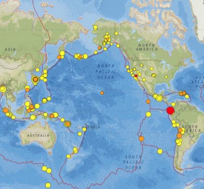 7.4 Earthquake Ecuador 2016
