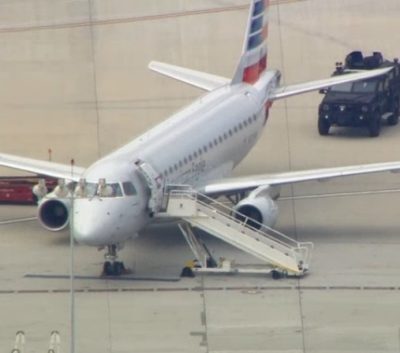 American Eagle bomb threat lax houston