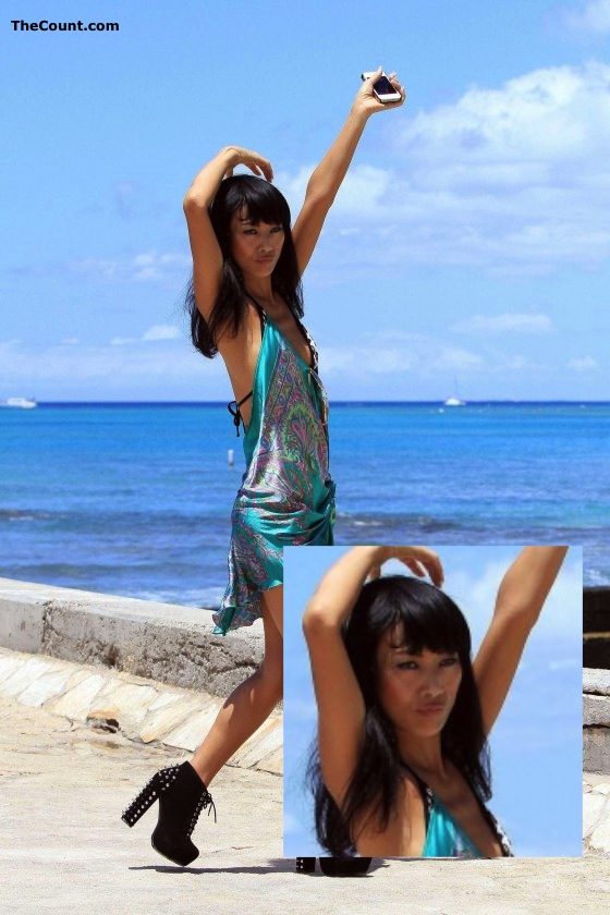 Bai Ling in Bikini-08-560x840 Bai Ling SCARY NEW BIKINI Shots Not Impressed