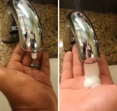 Bathroom Soap Dispenser Only Works For Whites