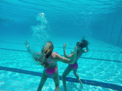 Brazilian twins Bia Branca Feres hot Synchronized Swimmers olympics