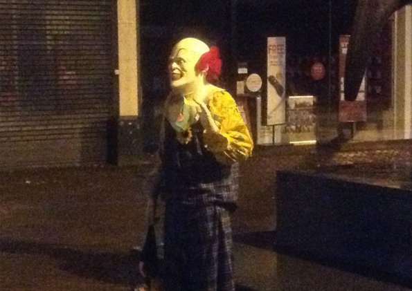 Creepy Clown Terrorizes Northampton Residents