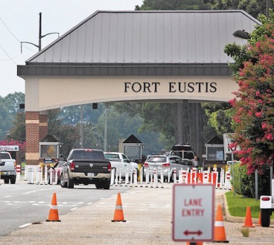 Fort Eustis near building 650 lockdown