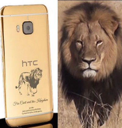 Goldgenie cecil the lion cellphone