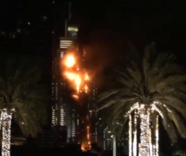High-Rise Fire In Dubai