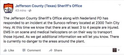 Jefferson County (Texas) Sheriff's Office sunoco