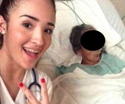 María José González selfie dying patient