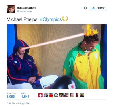 Michael Phelps death stare memes