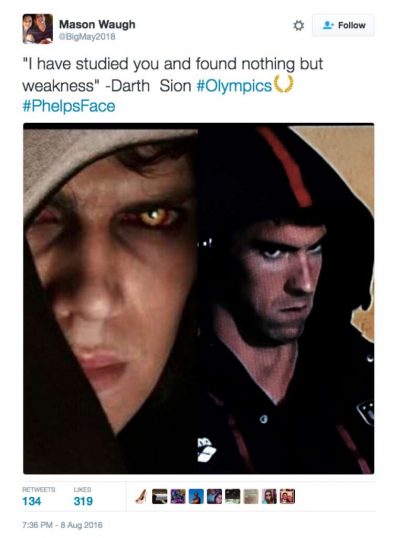 Michael Phelps death stare memes 5