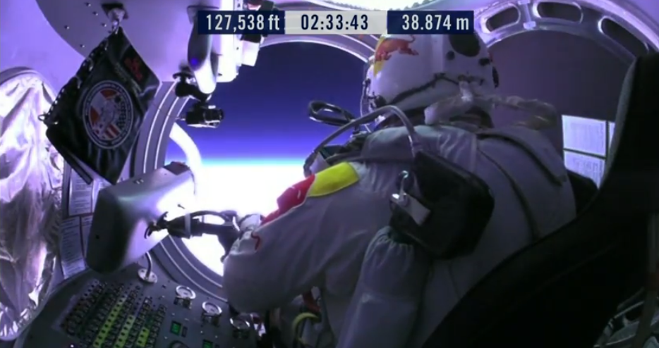 Screen Shot 2012 10 14 at 11.04.30 AM Dude JUMPS From SPACE Lands On Feet