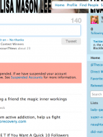 Screen shot 2011 05 07 at 4.59.53 PM 150x200 OH NO!!!  Twitter Suspended My Account! Read This Warning