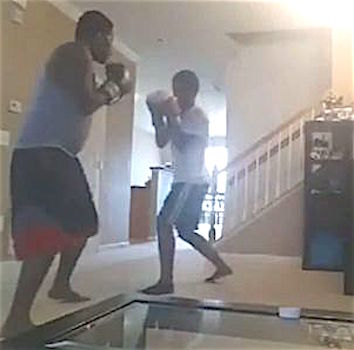 TaDigs Ditches boxing son video