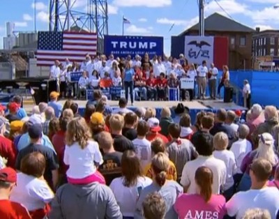 Trump rally Ames Iowa