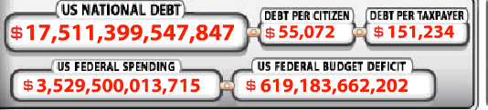 Image result for debt clock animated gif