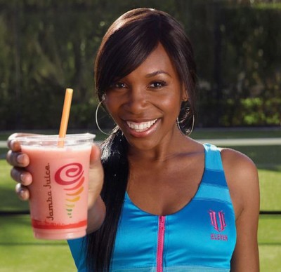 Venus Williams jamba juice