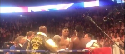Video Shows Anthony Joshua Right After Charles Martin Knockout video
