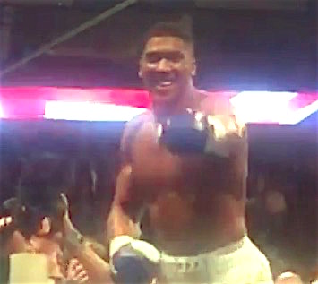 Video Shows Anthony Joshua Right After Charles Martin Knockout