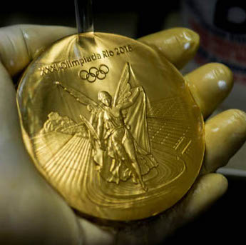 are olympics gold medals really made of gold
