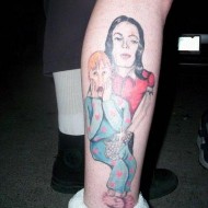 bad band tattoos 2 190x190 People Who Dared To Tattoo Music Stars On Their Bodies