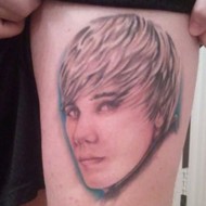 bad band tattoos10 190x190 People Who Dared To Tattoo Music Stars On Their Bodies