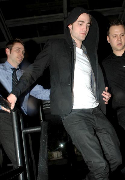 Robert Pattinson soaks up the attention on his 23rd birthday in Robert Pattinson soaks up the attention on his 23rd birthday in