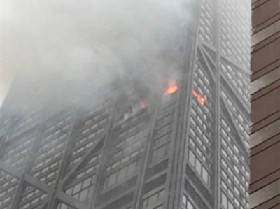 chicago handcock building fire