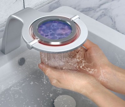 faucet that shows germs
