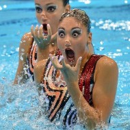 REMEMBERING THE OLYMPICS: Hilarious Synchronized Swimmers Freeze Frame! REMEMBERING THE OLYMPICS: Hilarious Synchronized Swimmers Freeze Frame!