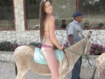 kendall jenner riding donkey 5 150x112 Why Is Kendall Jenner Riding A Donkey? (PHOTOS)
