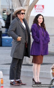 Mickey Rourke, Megan Fox Mickey Rourke and Megan Fox on "Passion Play"