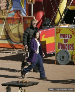 Megan Fox set of "Passion Play"