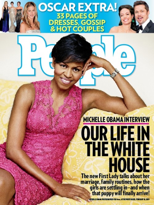michelleobamapeople 500x666 Michelle Obama Chopped Her Hair