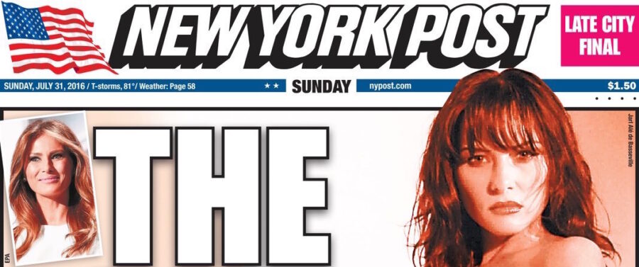 NEW YORK POST GOES THERE! Posts NAUGHTY Snaps Of Melania Trump ...