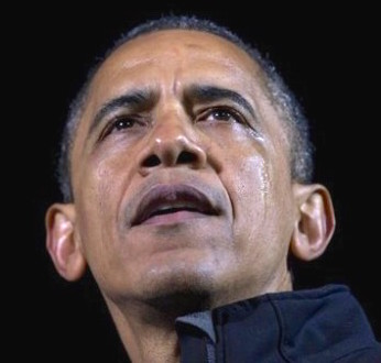obama crying