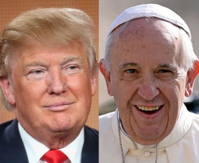 pope trump comments christian