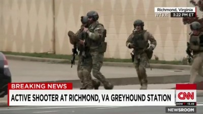 shooting Richmond VA Greyhound Bus Station