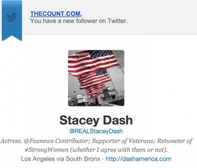 stacey dash twitter thecount