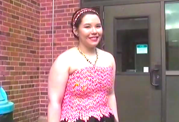 starburst prom dress  Amazing Starburst Candy Prom Dress!