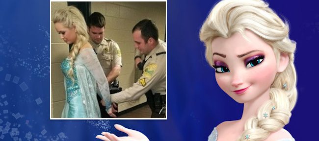 Frozen S Elsa Arrested In Ga Over Ridiculously Cold Weather