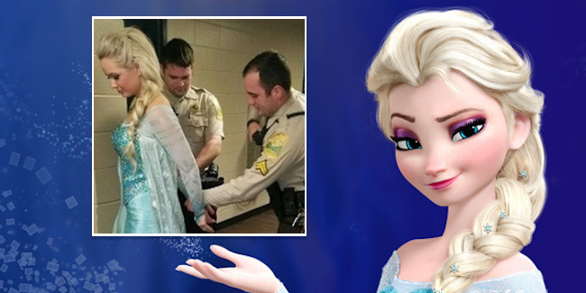 Frozens Elsa Arrested In Ga Over Ridiculously Cold Weather 6690