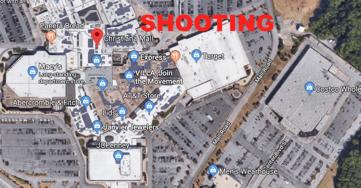 REPORT: Shots Fired At Christiana Mall 