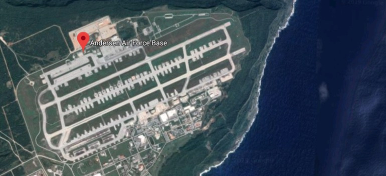 and is the location of Andersen Air Force Base. 
