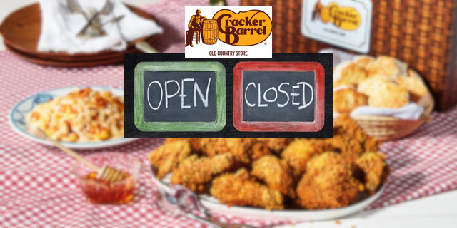 Is Cracker Barrel Open Today? And Who Is Closing For The Labor Day Holiday? | TheCount.com