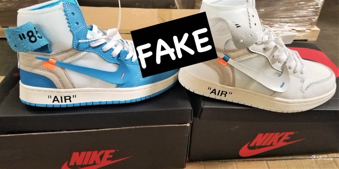 15,000 Pair Fake Nike Air Jordan 1 Kicks Seized At Port Of L.A. 'China Container Marked Napkins'