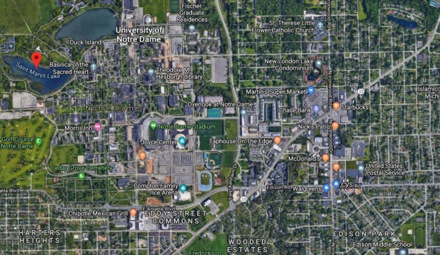 Saint Marys Lake, Notre Dame, IN