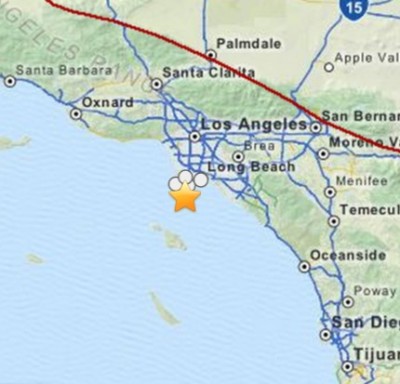 3.3 Earthquakes Strikes San Pedro California